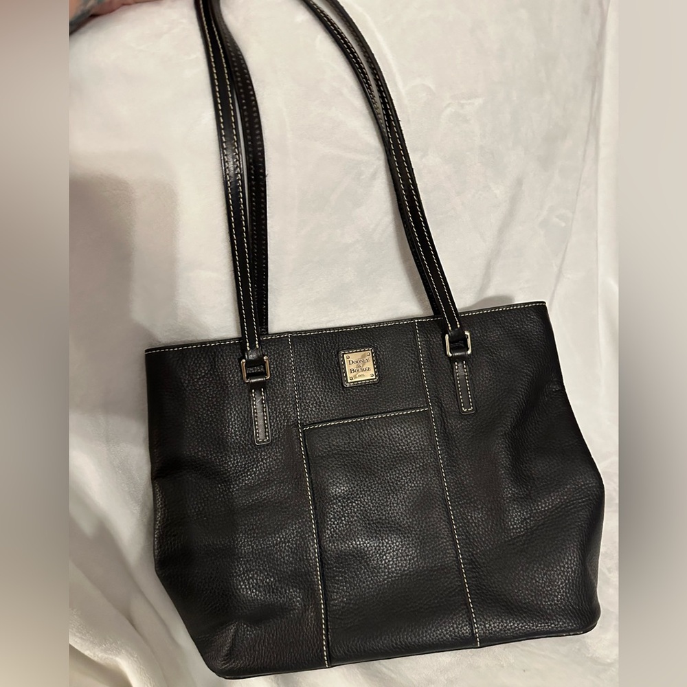 Black Leather Dooney & Bourke